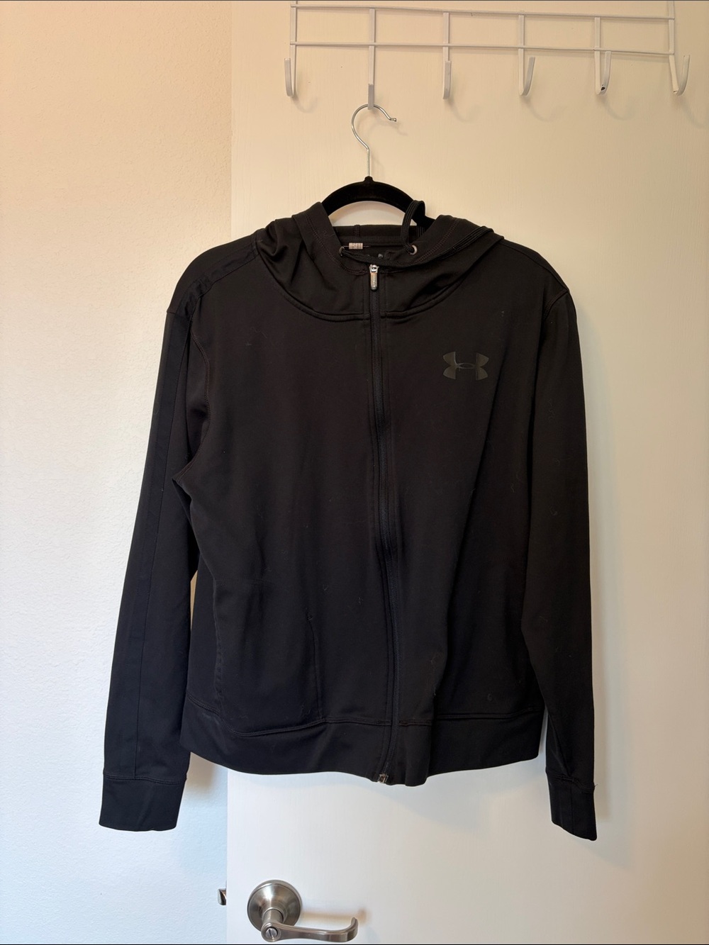 Under Armour Black Women's Full-Zip Hooded Performance Jacket